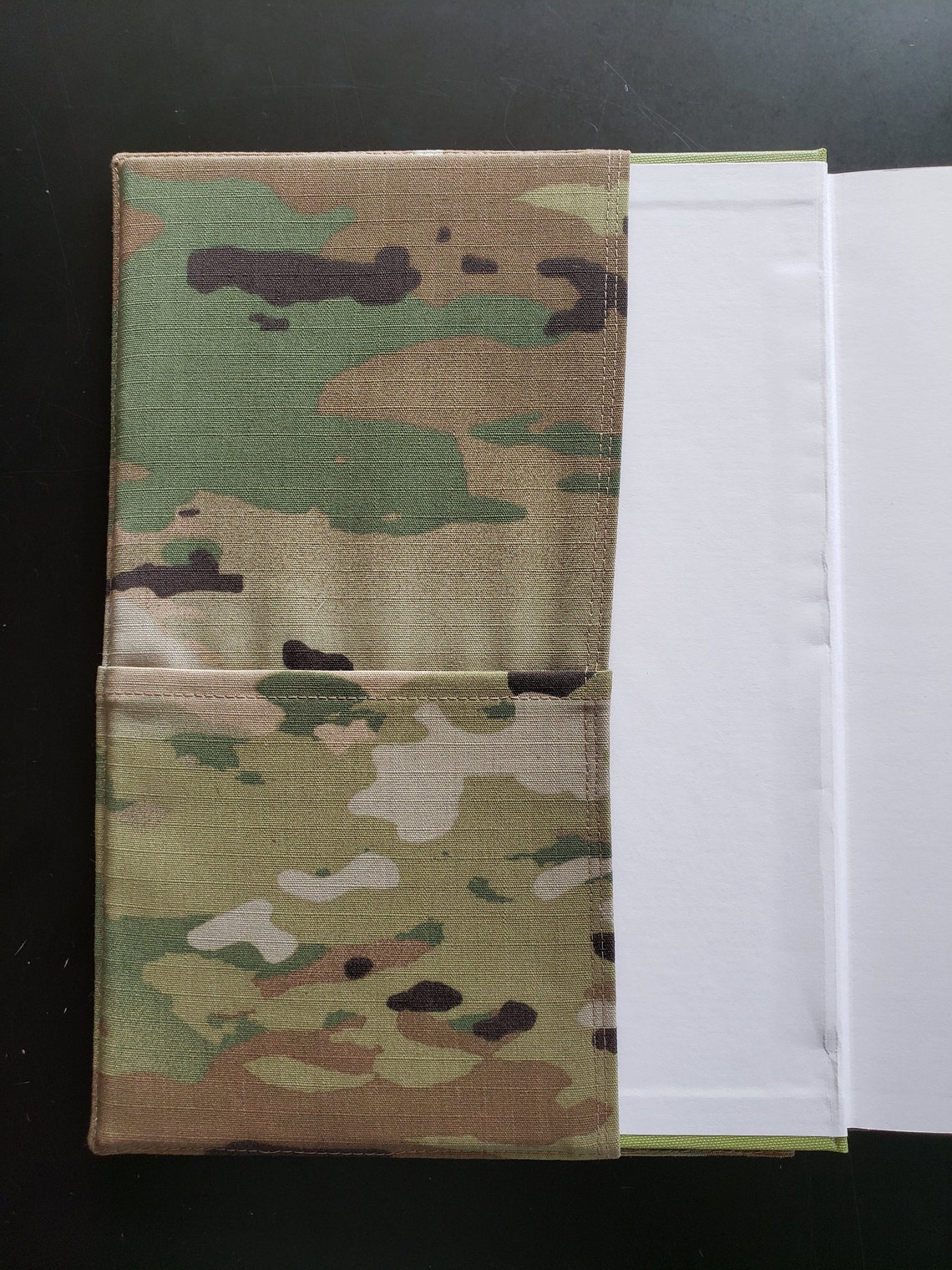 Large Military Tactical Green Book Journal Cover Etsy