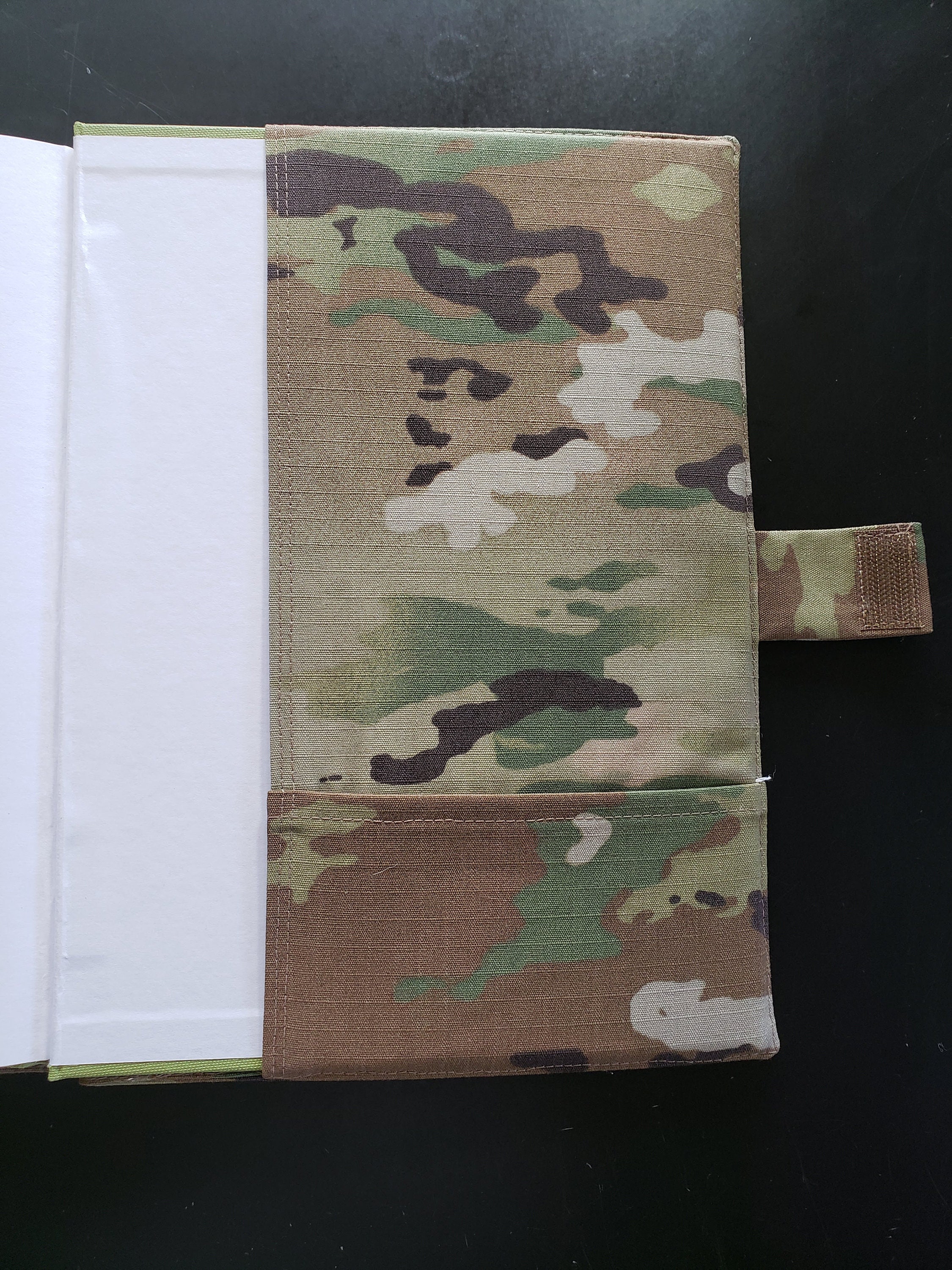 Large Military Tactical Green Book Journal Cover Etsy