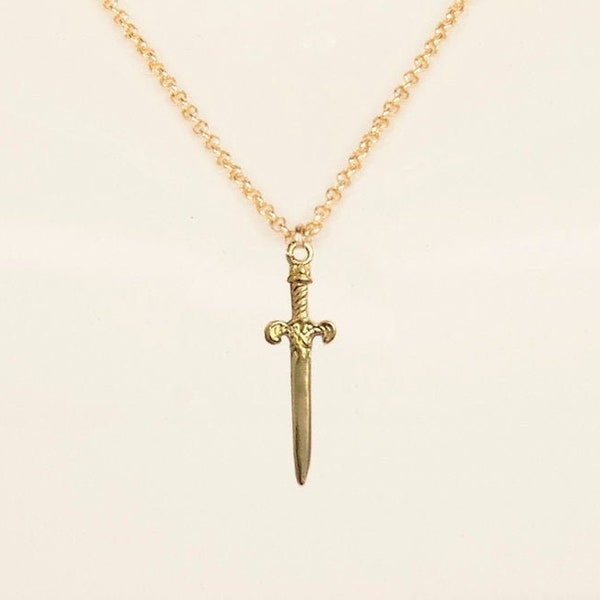 Sword necklace / earrings