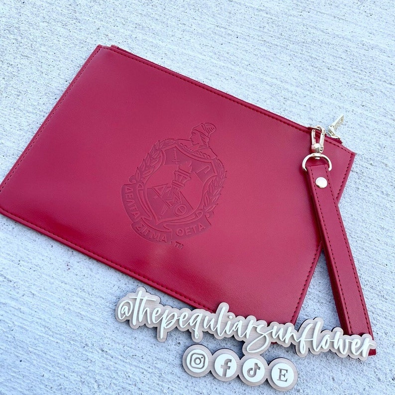 Delta Sigma Theta Wristlet DST gift zdjęcie 5