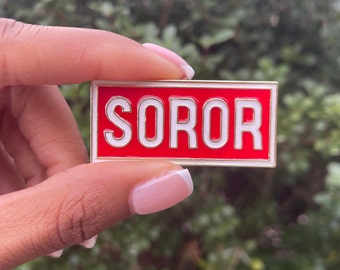 SOROR reversspeld - Delta broche | Delta Sigma Theta | Delta| geschenk