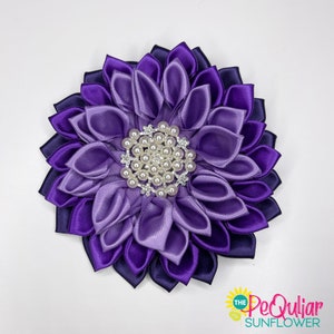 African Violet | Sorority | Delta Sigma Theta | Purple Violet Brooch