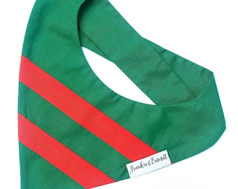 South Sydney Rabbitohs Tie On Dog Bandana, NRL Dog Bandanna, Football Neckerchief, Dog Scarf, Gift for Dog, Gift for Pet, Gift for Him