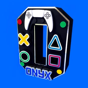 PS5 3D Letters, Gamer Party Decorations, Gamer Room Decor, Gaming Decor, Gamer Cake Topper, Gamer Controller, Gamer Theme Party