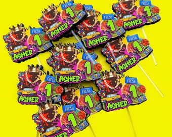 Fresh Prince Cupcake Toppers, Fresh Prince Birthday, Fresh Prince Party, Fresh Prince Baby Shower, 90s Cupcake Toppers, 90s Birthday Party