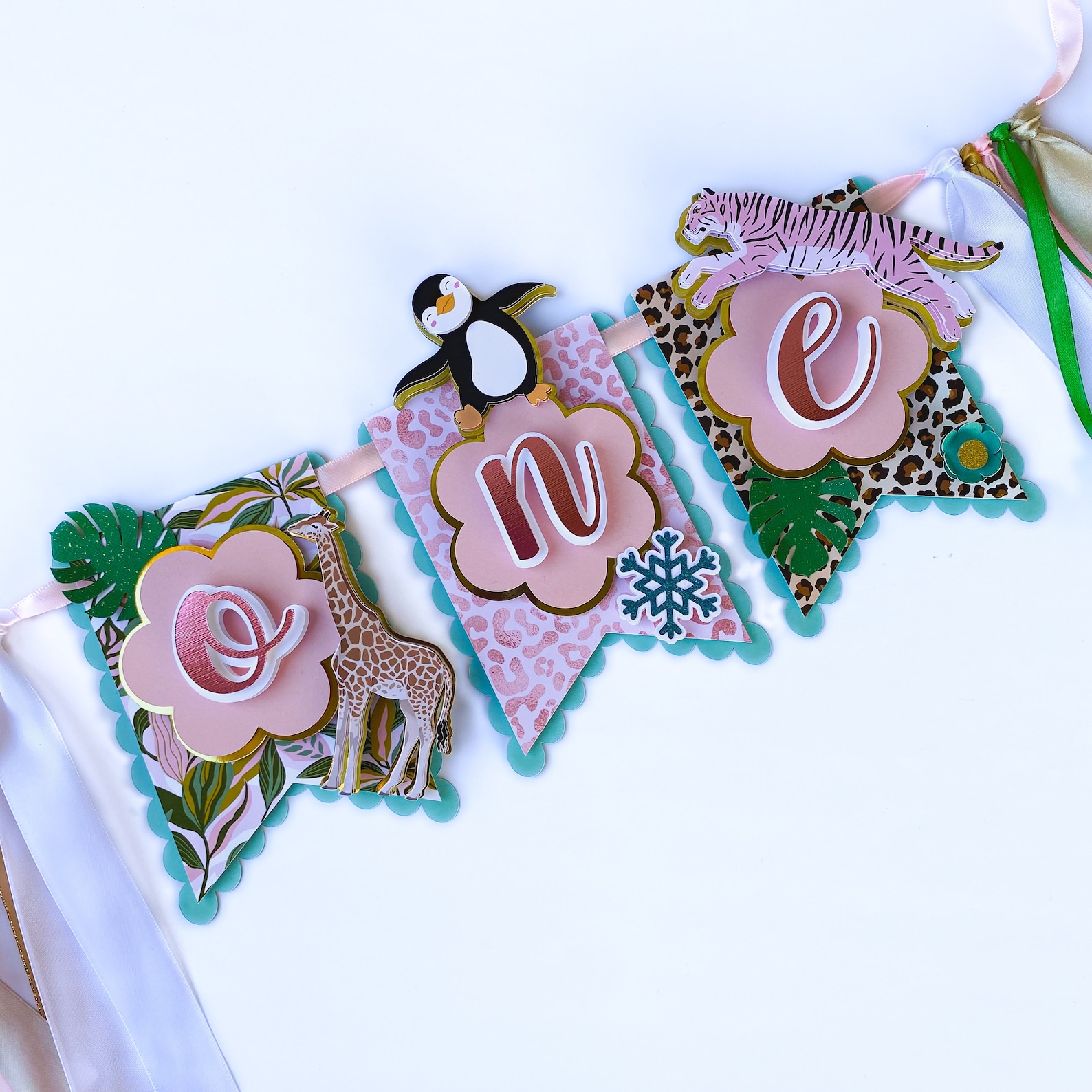 Wild ONE Cake Topper, Safari Cake Topper, Animals Cake Topper, Wild ...