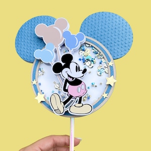Mickey Cake Topper, Mickey Mouse Cake Topper, Mickey Mouse Birthday Decor, Mickey Party, Mickey 1st Birthday, Disneyland Cake Topper