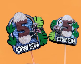 Dinosaur Cupcake Toppers, Dinosaur Party Decorations, Dinosaur Birthday Party, Dinosaur Theme Party, Dino Cupcake Topper, Dinosaur Decor
