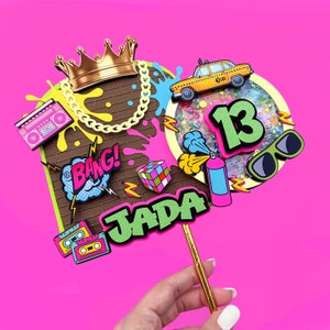 Fresh Princess Cake Topper, Fresh Princess Birthday, Fresh Princess Party Decor, 90s Cake Topper,Fresh Princess Baby Shower