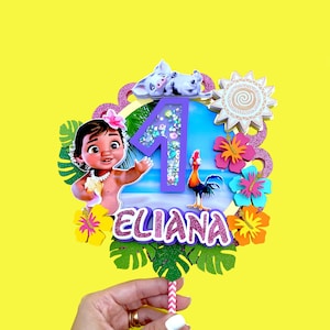 Moana Cake Topper, Baby Moana Birthday, Baby Moana Birthday Decorations, Moana Party Supplies, Moana Theme Party, Moana Party Decor