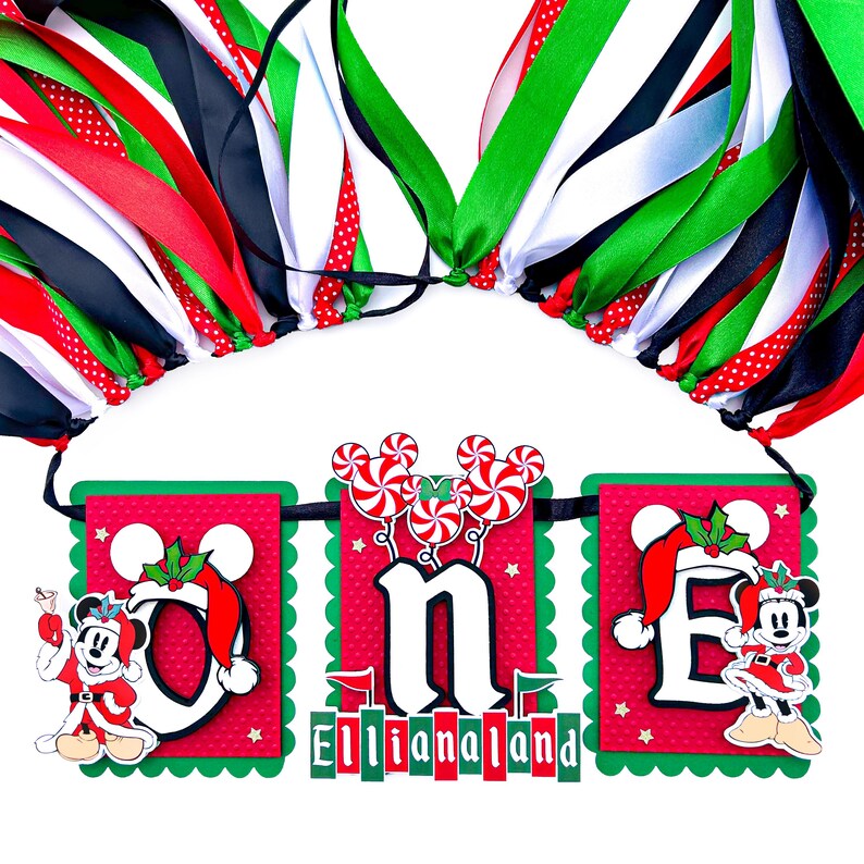 Mickey Mouse and Friends Banner, Mickey Birthday Banner, Mickey 1st Birthday, Mickey Disneyland Banner, Vintage Disneyland Banner image 13