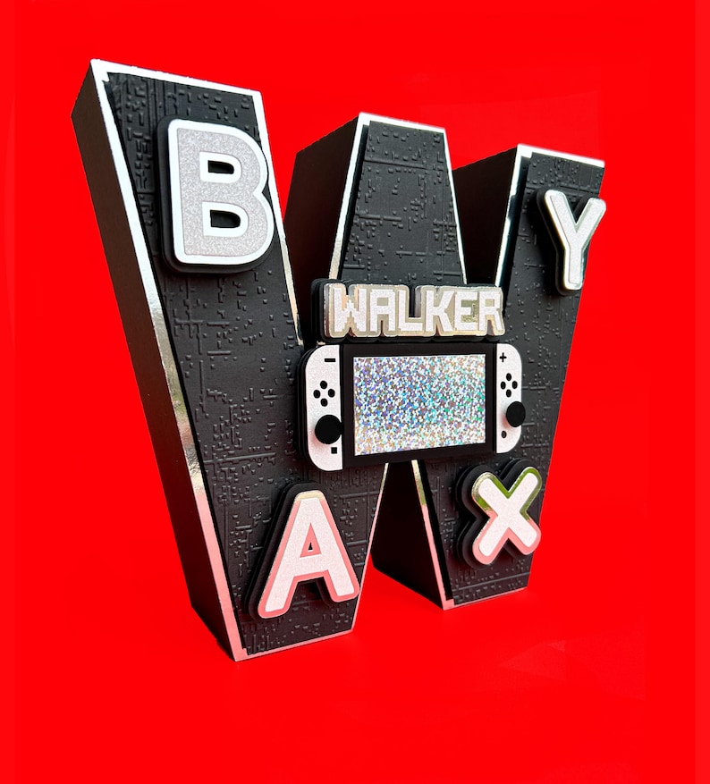 PS5 Cake Topper, Gamer Birthday Party, Gaming Cake Topper Birthday, Gamer Birthday Decor, Video Game Cake Topper, Controller Cake Topper image 12