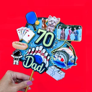 Papa Tortenstecker, Happy Birthday Papa, Beste Papa Tortenstecker, Vater Cake Topper, The Best Dad Cake Topper, Vision Board Cake Topper