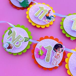 Baby Moana Monthly Banner, Moana Birthday Party, Moana Milestone Banner, Moana Party Decor, Baby Moana Themed Party