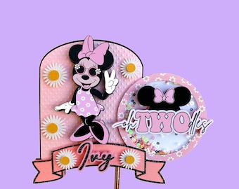 Minnie Mouse Cake Topper, Minnie Cake Topper, I’m This Minnie Birthday, Oh Twodless Cake Topper, I’m Twodles, Minnie Mouse 2nd Birthday