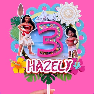 Banner de feliz cumpleaños de Moana, fiesta de cumpleaños de Moana, banner de cumpleaños de Moana, decoración de fiesta de Moana, decoración de cumpleaños de Moana imagen 16