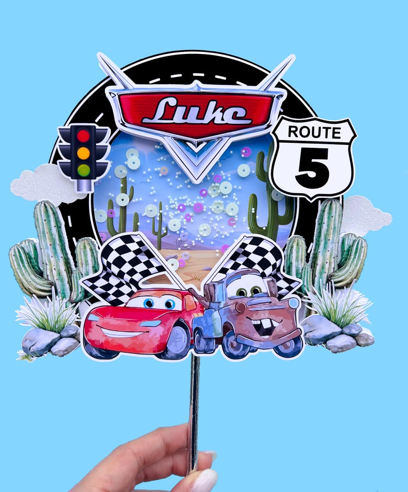 Cars Cake Topper, Cars Party Decor, Cars Birthday Party, Cars Theme ...
