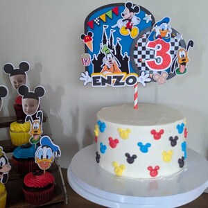 Mickey Mouse and Friends Banner, Mickey Birthday Banner, Mickey 1st Birthday, Mickey Disneyland Banner, Vintage Disneyland Banner image 4