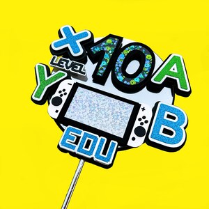 PS5 Cake Topper, Gamer Birthday Party, Gaming Cake Topper Birthday, Gamer Birthday Decor, Video Game Cake Topper, Controller Cake Topper image 19