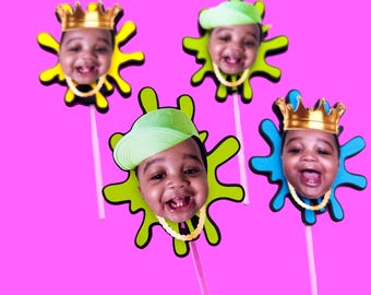 Fresh Prince Face Cupcake Toppers, Fresh Prince Birthday, Fresh Prince Party, Fresh Prince Baby Shower, 90s Cupcake Toppers