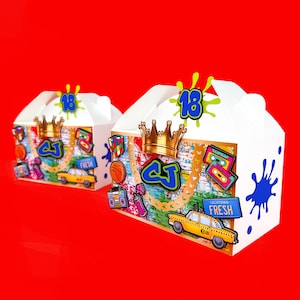 Fresh Prince Gable Boxes, Fresh Prince Birthday, Fresh Prince Favor Boxes, Fresh Prince Party Favor, Fresh Prince Baby Shower, 90s Favor