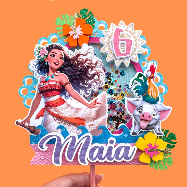 Banner de feliz cumpleaños de Moana, fiesta de cumpleaños de Moana, banner de cumpleaños de Moana, decoración de fiesta de Moana, decoración de cumpleaños de Moana imagen 6