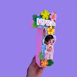 Baby Moana Monthly Banner, Moana Birthday Party, Moana Milestone Banner, Moana Party Decor, Baby Moana Themed Party image 20
