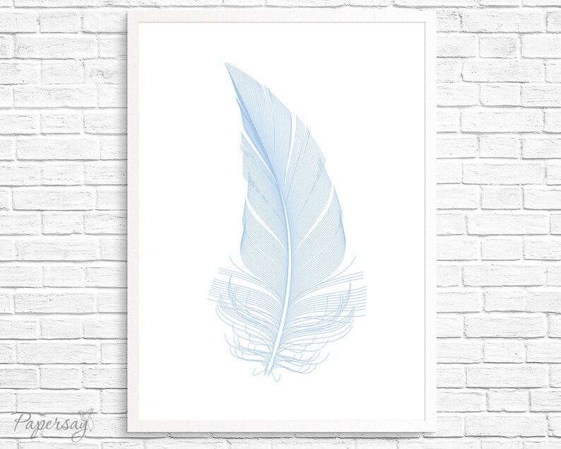 feather nursery decor