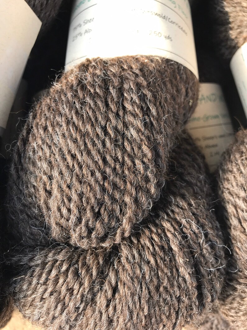 Wool Alpaca Blend Yarn 2 ply Farm Yarn