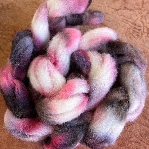 Dorset Wool Colorado Grown Hand Dyed Roving 4 oz