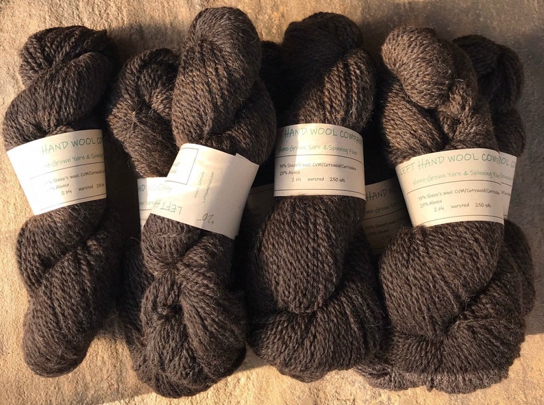 Wool Alpaca Blend Yarn 2 ply Farm Yarn