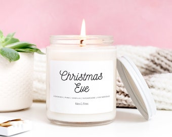 Christmas Eve Candle, Christmas Gifts for Best Friend, Stocking Stuffer Ideas, Scented Soy Candle, Winter Scents, Christmas Candles