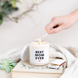 Best mom ever Candle, Mothers Day Gift, Eco friendly Soy Candle, Mom candle, Gift for Mom, Gift for her, birthday gift for mom bild 1
