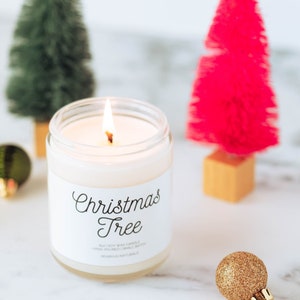 Christmas Candle, Pine Tree Candle, Christmas Tree Scent, Balsam, Winter Candle, Soy Holiday Candles, Cozy Winter Decor, Handmade Candles