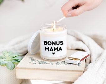 Bonus Mama, Stepmom Gift, Bonus Mom Gift, Mother's Day Gift for Stepmom, Candle Gift