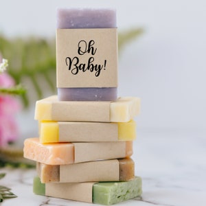 Baby Shower Favours, Set of 24, Natural Soap Favors, Gender Neutral Baby Shower, eco-friendly Shower Favors