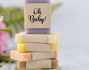 Baby Shower Favours, Set of 24, Natural Soap Favors, Gender Neutral Baby Shower, eco-friendly Shower Favors