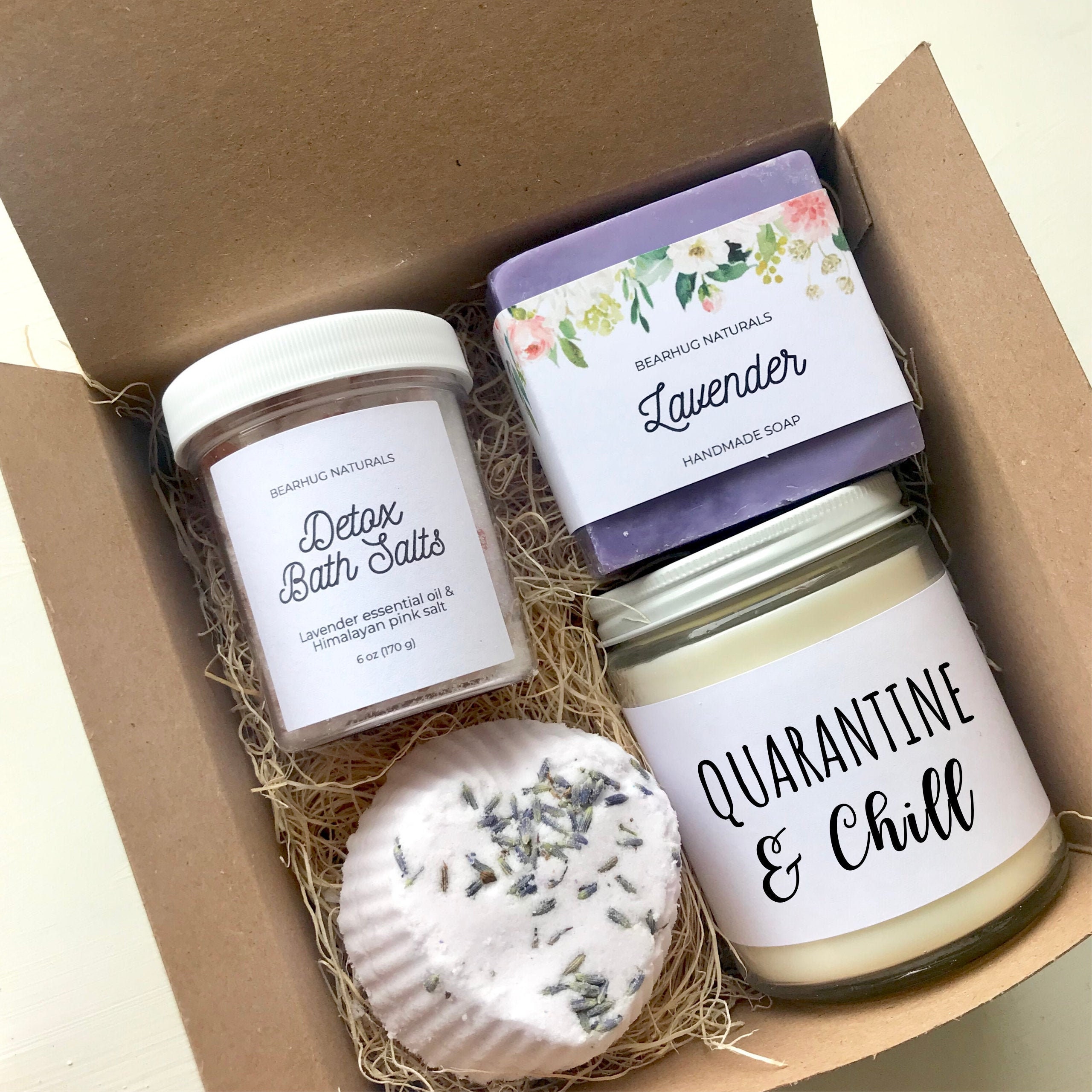 Quarantine and Chill gift box for her Girlfriend Gift Best | Etsy