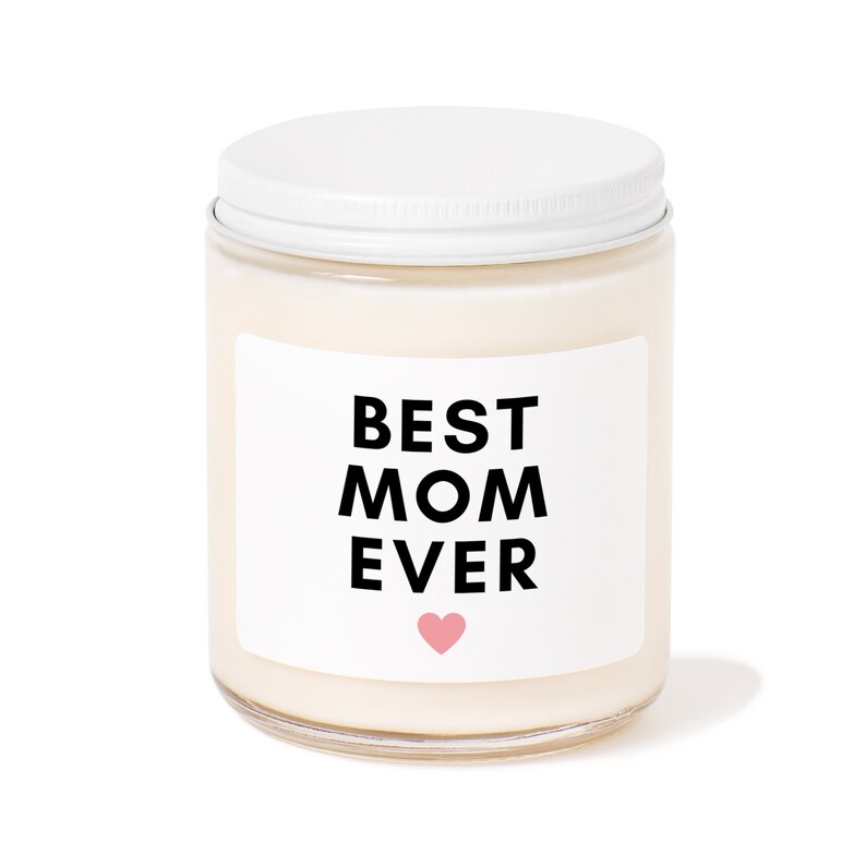 Best mom ever Candle, Mothers Day Gift, Eco friendly Soy Candle, Mom candle, Gift for Mom, Gift for her, birthday gift for mom bild 2