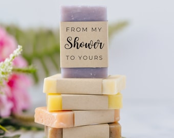 Bridal Shower Favors Soap for Guests, From My Shower to Yours Soap, Set of 24, Bachelorette Party Favors