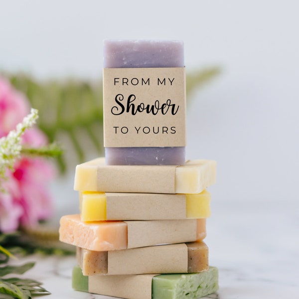 Bridal Shower Favors Soap for Guests, From My Shower to Yours Soap, Set of 24, Bachelorette Party Favors