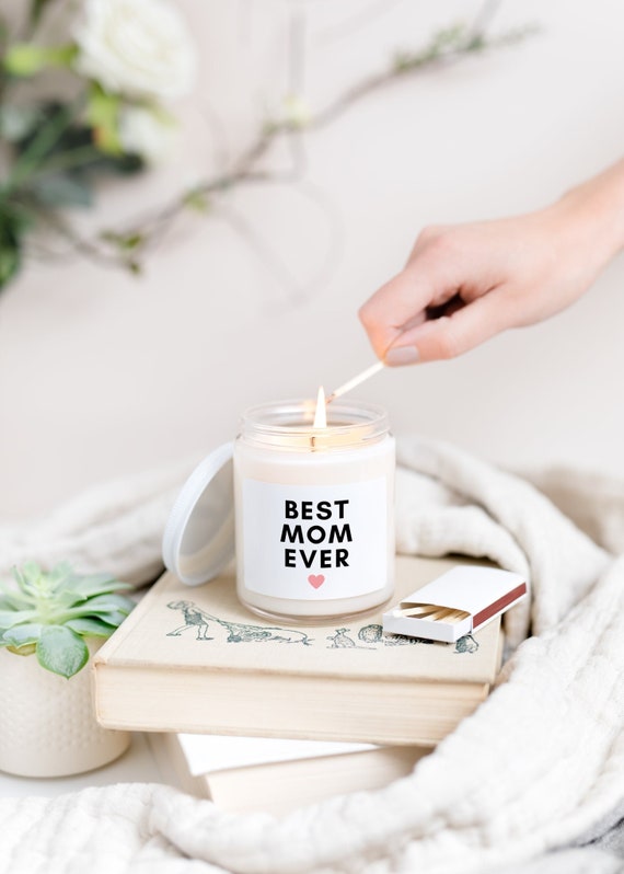 Best mom ever Candle, Mothers Day Gift,  Eco friendly Soy Candle, Mom candle, Gift for Mom, Gift for her, birthday gift for mom