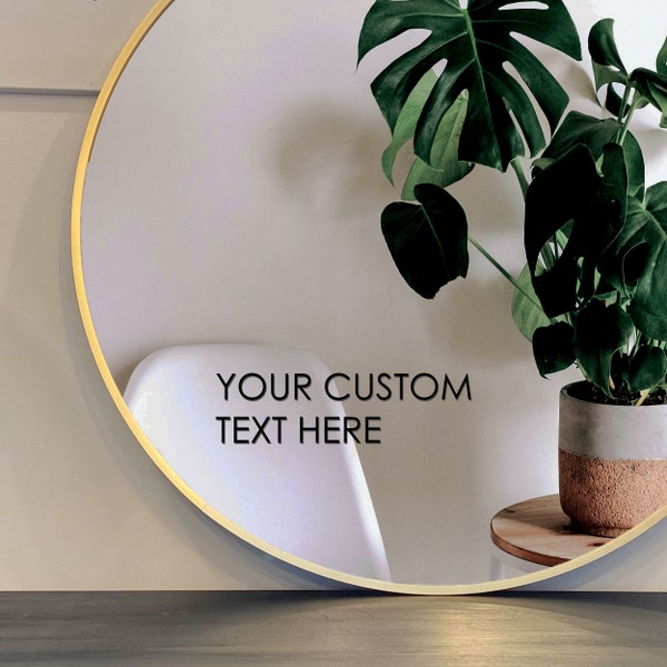 Mirror Decal Etsy