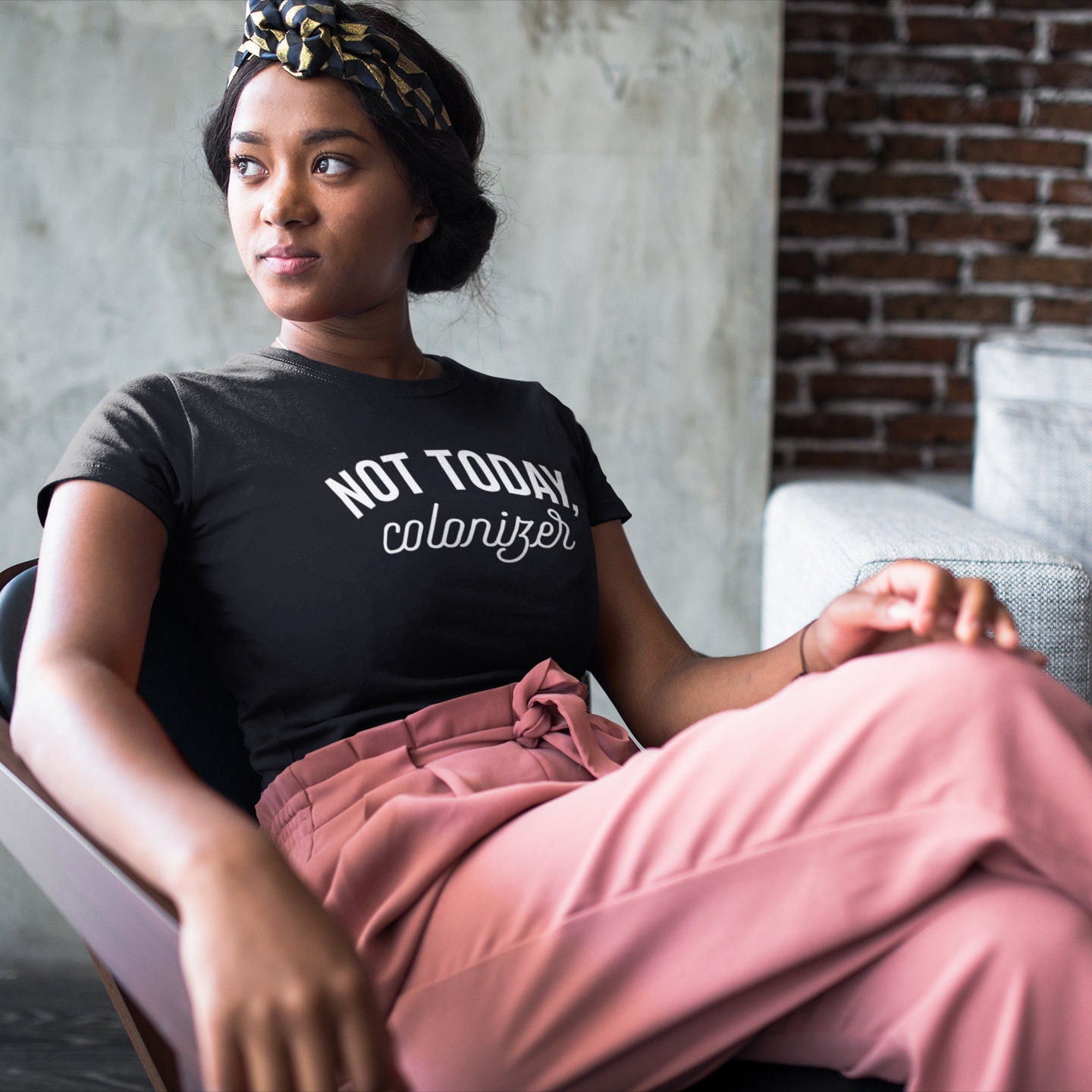 Not today colonizer t shirt Clearance