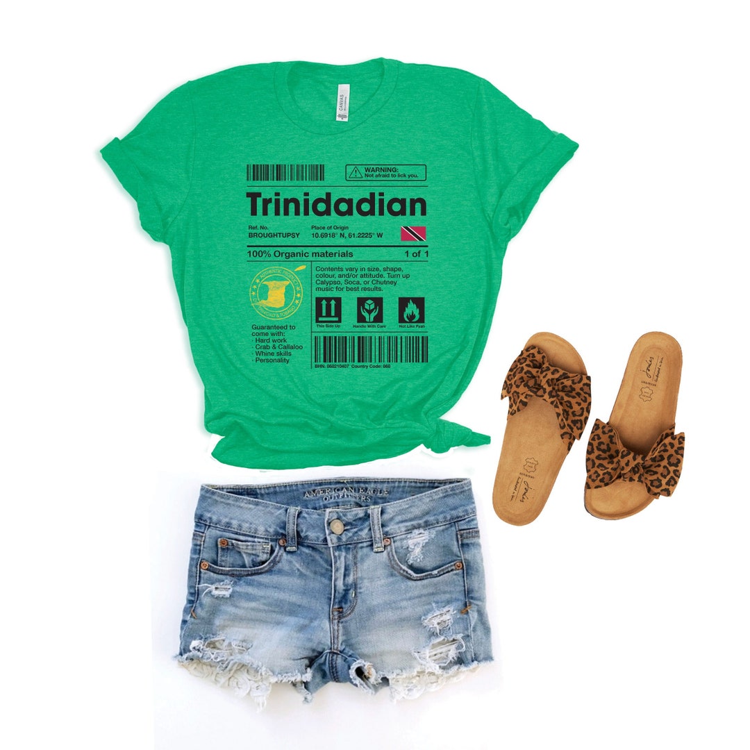 Trini Heritage Shirt, Made in Trinidad & Tobago, Black Owned Shops
