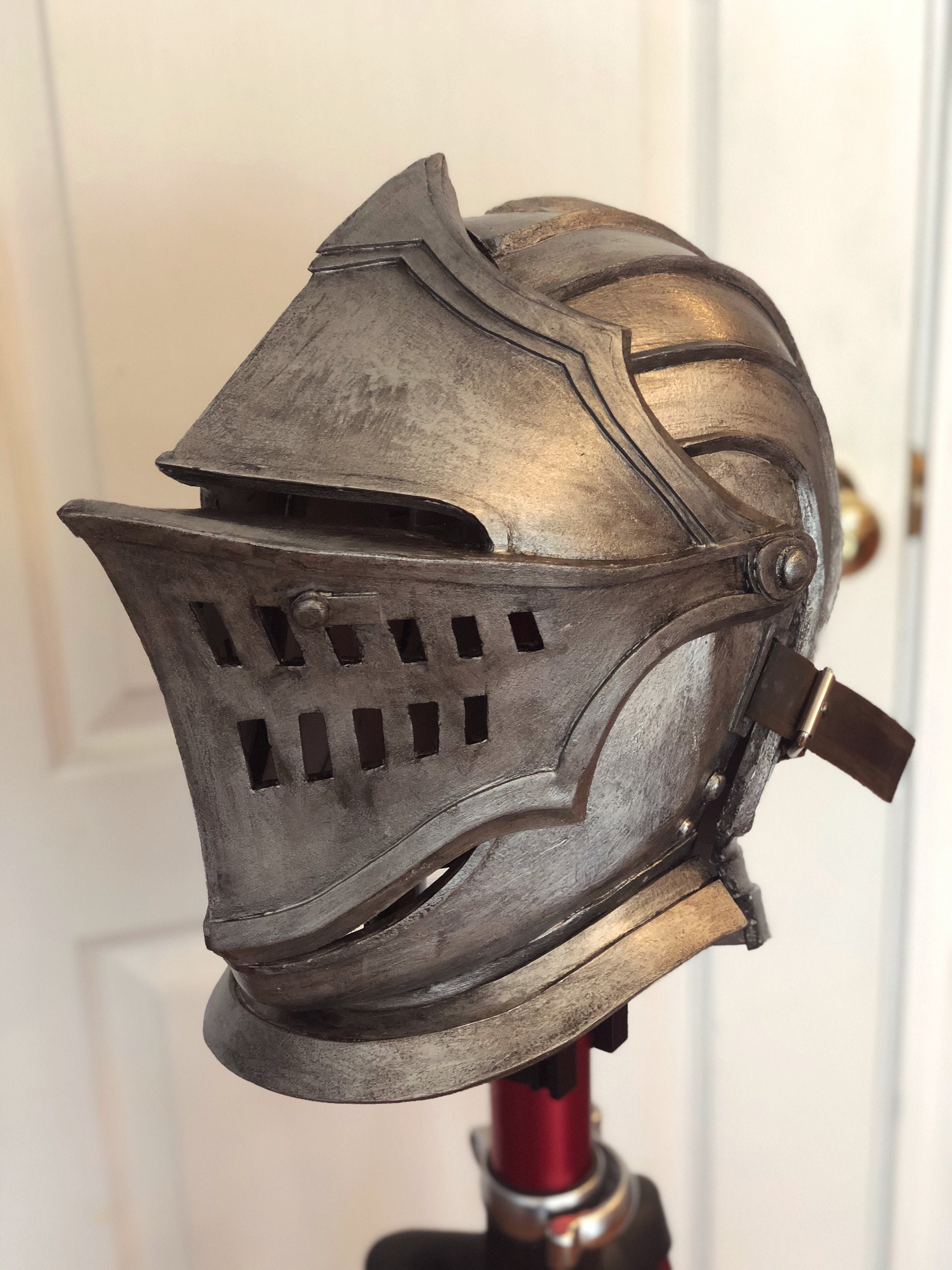 Elite Knight Helmet Foam Pattern Etsy