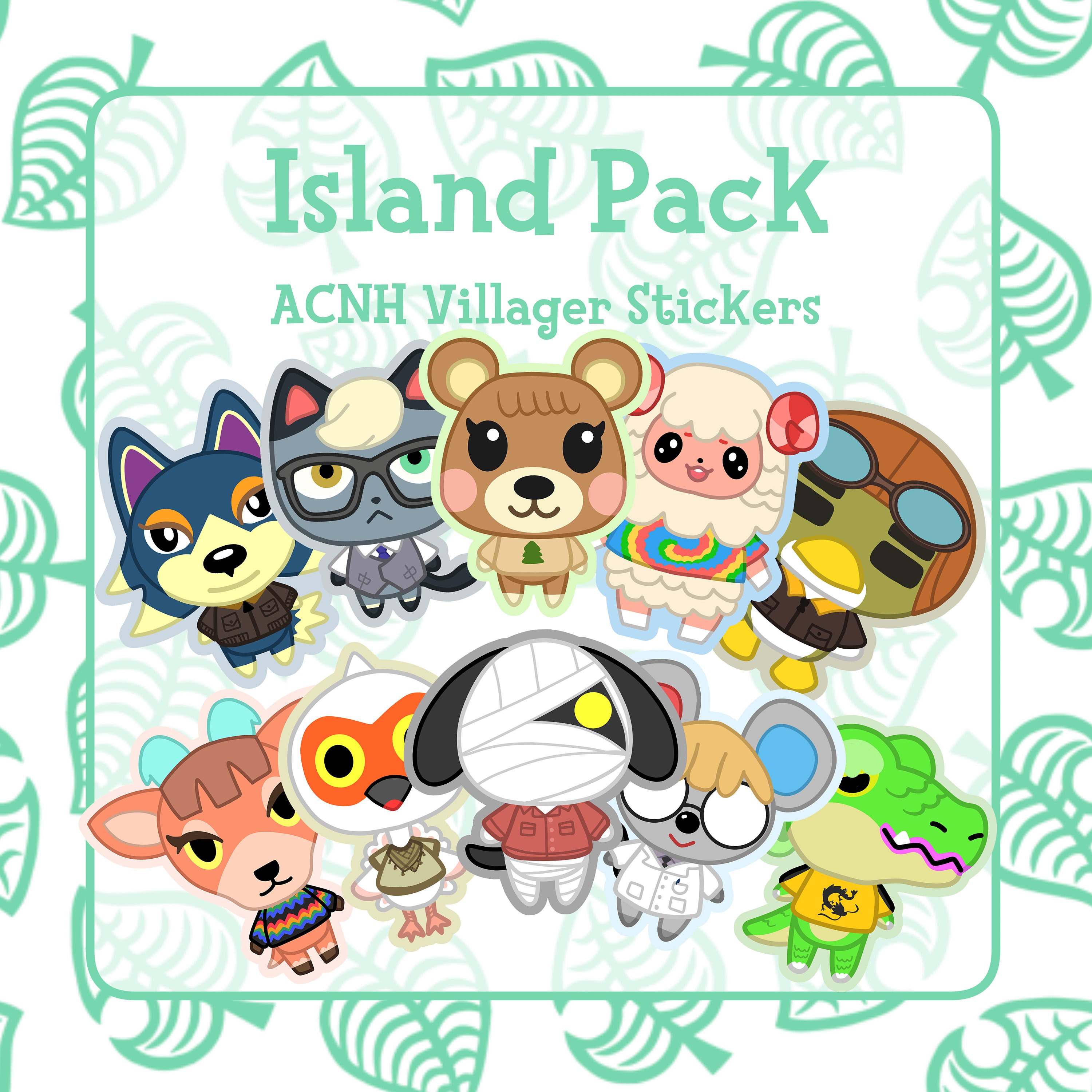 Island Sticker Pack - Etsy