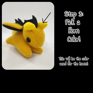 Customizable Plush Dragon Keychain image 7