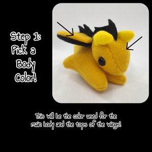 Customizable Plush Dragon Keychain image 5