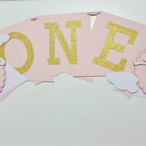 Unicorn One Bunting, Unicorn First Birthday Bunting, High Chair Bunting, Cake Smash Props